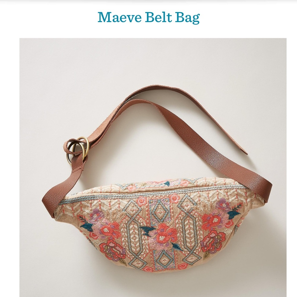 Johnny Was belt bag EUC